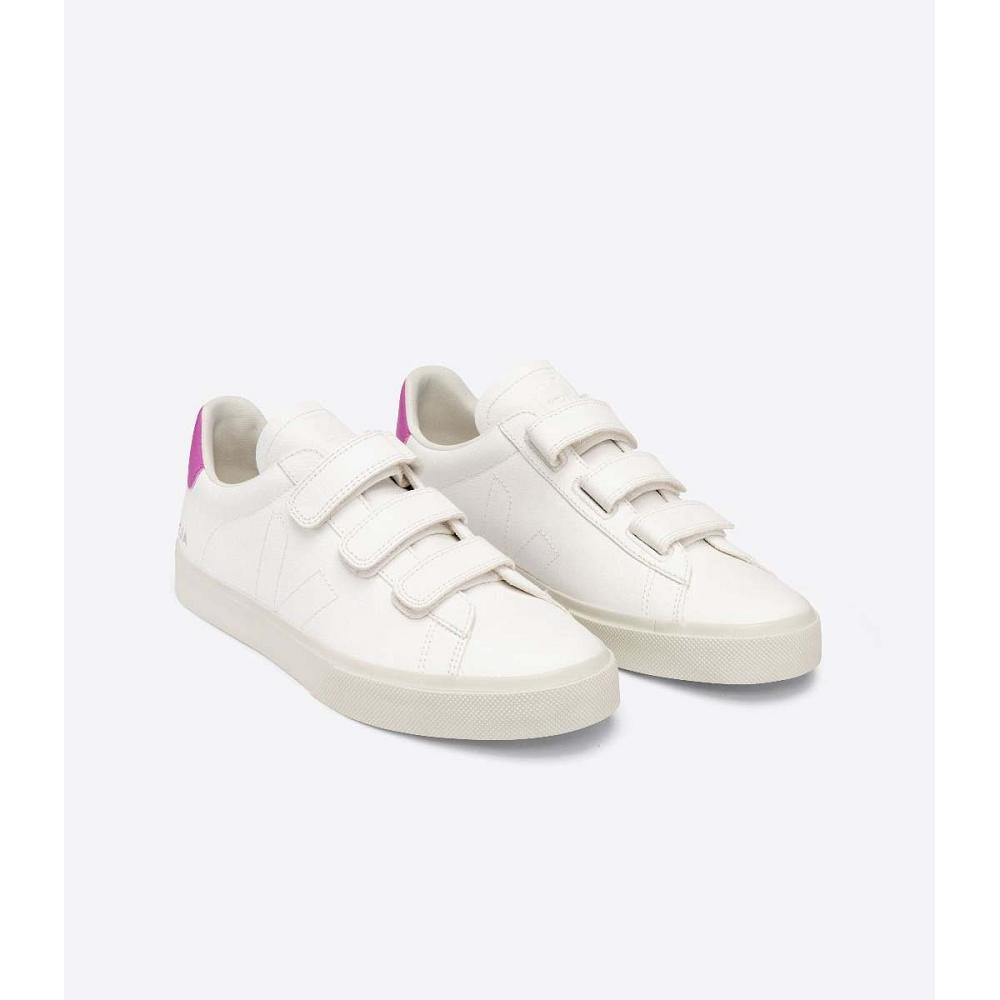 Αθλητικά Παπούτσια γυναικεια Veja RECIFE CHROMEFREE White/Purple | GR 624DFM